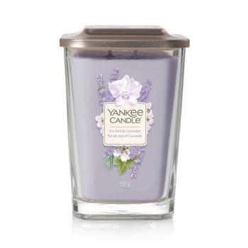 Yankee Candle 552g - Sea Salt & Lavender - Elevation großes Glas - 2 Docht